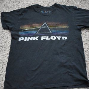 Liquid Blue Pink Floyd Black T-shirt Size Medium